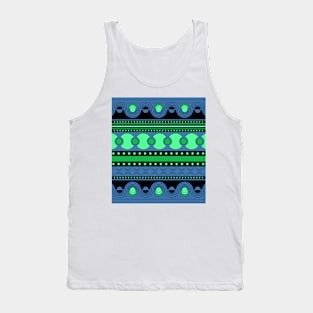 Geometrical ornament in rows Tank Top